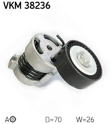 Skf Spannrolle, Keilrippenriemen [Hersteller-Nr. VKM38236] für BMW