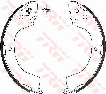 Trw Bremsbackensatz [Hersteller-Nr. GS8691] für Mitsubishi