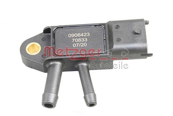 Metzger Autoteile Sensor, Abgasdruck [Hersteller-Nr. 0906423] für Opel, Vauxhall