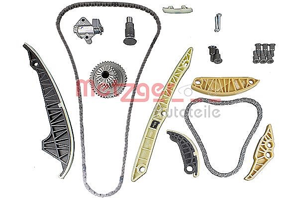 Metzger Autoteile Steuerkettensatz [Hersteller-Nr. 7490020] für Audi, VW, Seat, Skoda