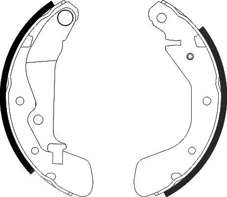 Hella Bremsbackensatz [Hersteller-Nr. 8DB355002-791] für Daewoo, Vauxhall, Opel, Chevrolet