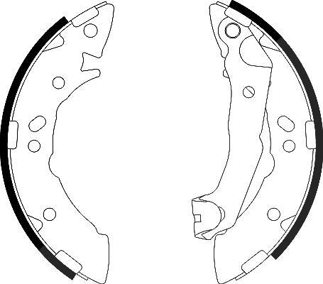 Hella Bremsbackensatz [Hersteller-Nr. 8DB355001-941] für Hyundai