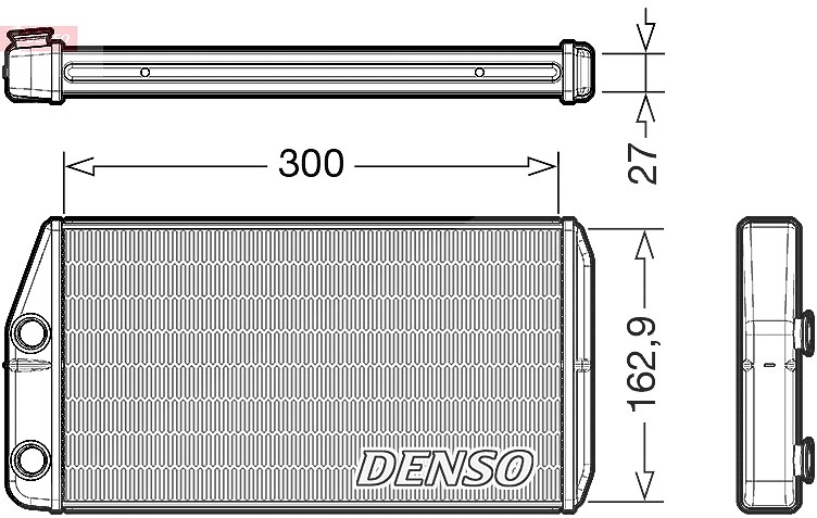 Denso Wärmetauscher, Innenraumheizung [Hersteller-Nr. DRR01002] für Alfa Romeo