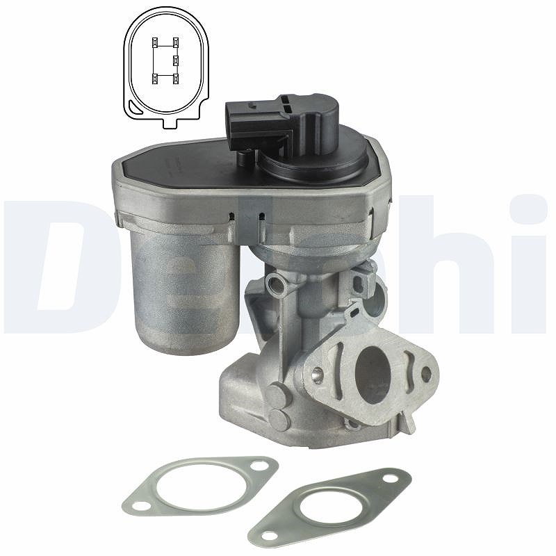 Delphi AGR-Ventil [Hersteller-Nr. EG10399-12B1] für Peugeot, Land Rover, Fiat, Ford, Citroën, Alfa Romeo