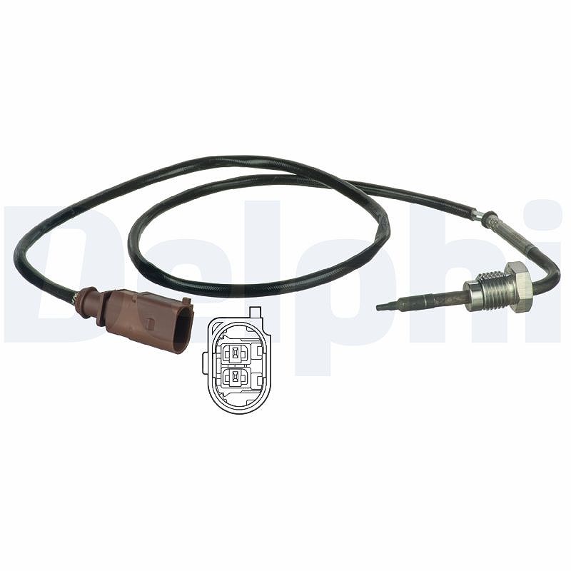 Delphi Sensor, Abgastemperatur [Hersteller-Nr. TS30037] für Skoda, VW, Seat, Audi