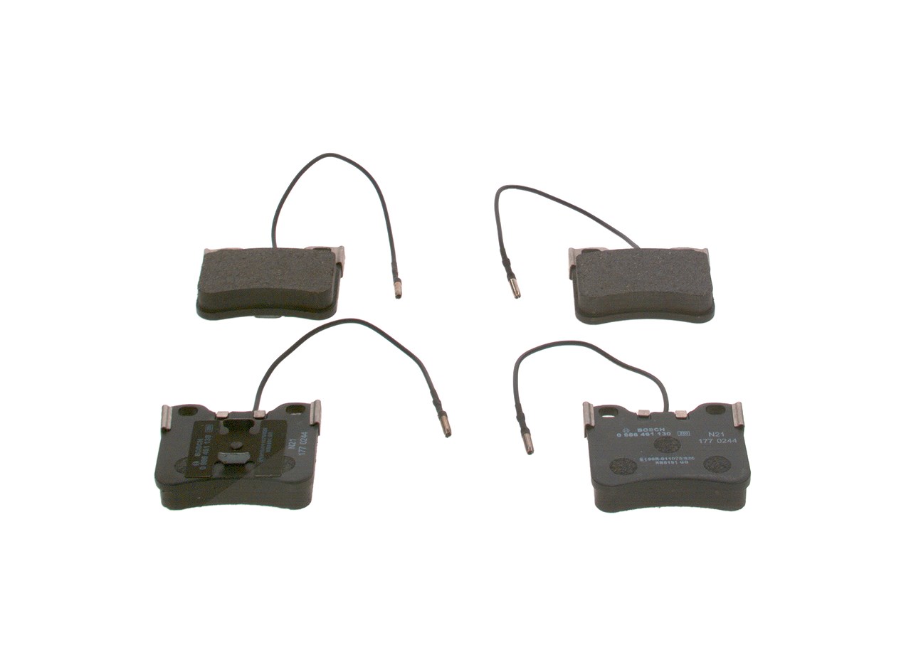 Bosch Bremsbeläge vorne (Satz) mit VWK [Hersteller-Nr. 0986461130] für Peugeot, Citroën