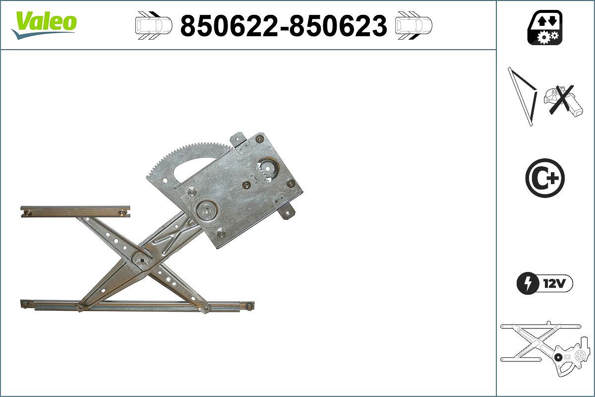 Valeo Fensterheber [Hersteller-Nr. 850622] für Toyota