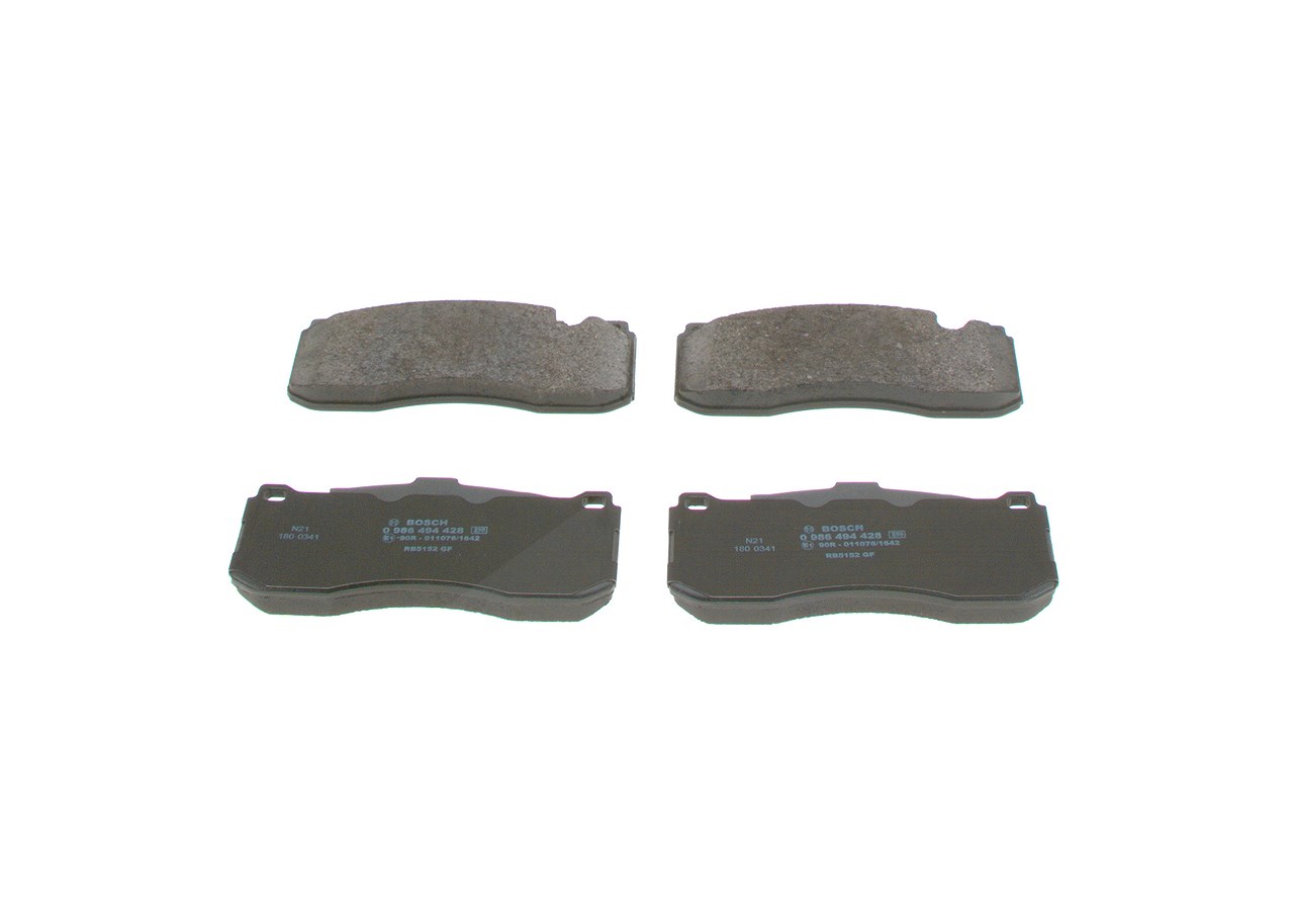 Bosch Bremsbelagsatz, Scheibenbremse [Hersteller-Nr. 0986494428] für Mini, BMW