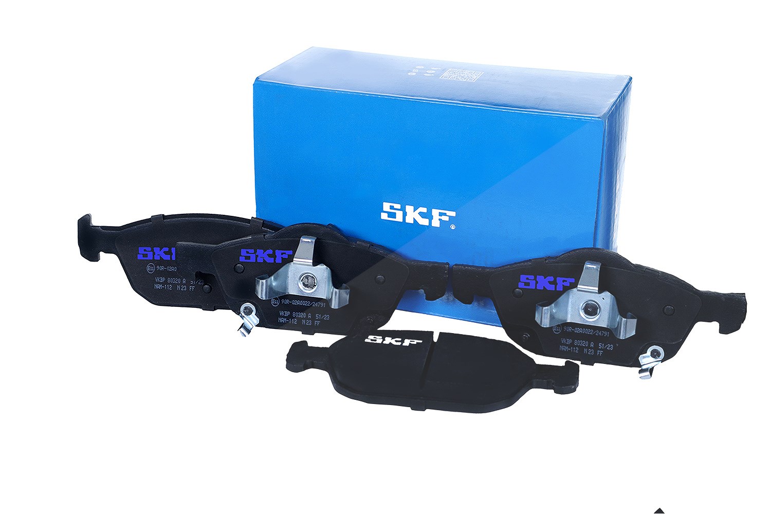 SKF Scheibenbremse Bremsbelag VKBP 80320 A - 4er Set - Position Vorderachse Höhe 93 mm Länge 203 mm Breite 131 mm Dicke 17,2 mm - OE Qualität - Bild 5