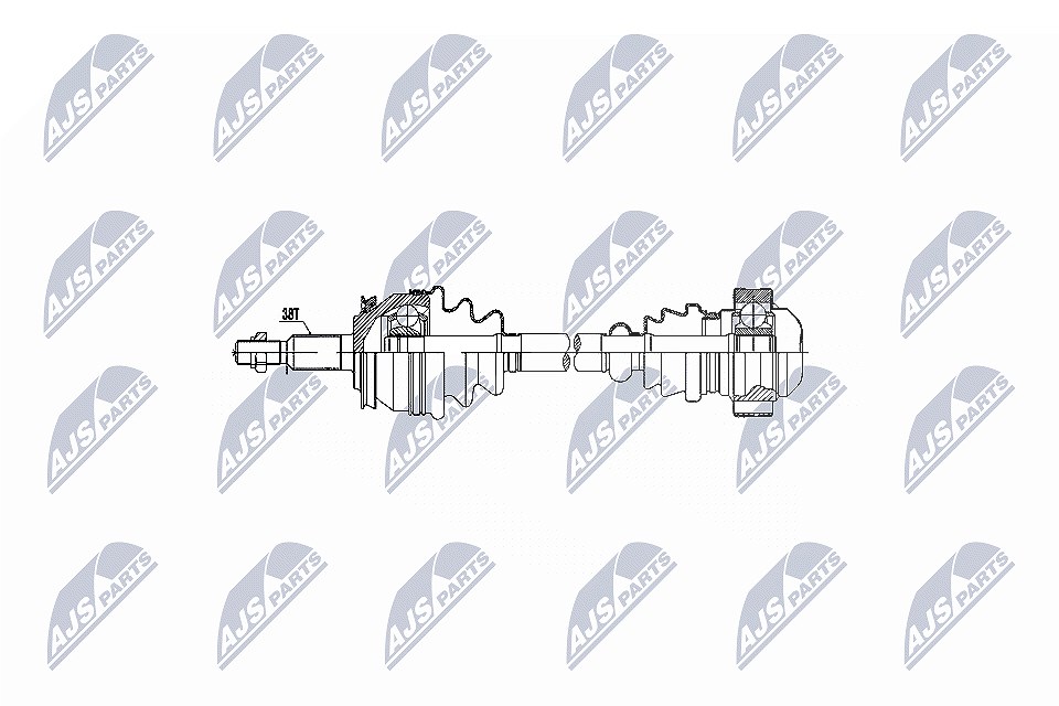 Nty Antriebswelle [Hersteller-Nr. NPW-WW-048] für VW