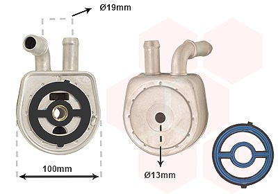 Van Wezel Ölkühler, Motoröl [Hersteller-Nr. 27003289] für Mazda