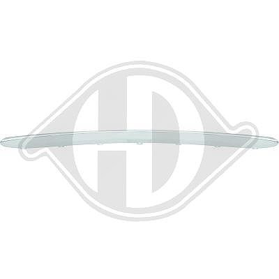 Diederichs Zier-/Schutzleiste, Kühlergitter [Hersteller-Nr. 6660046] für Toyota