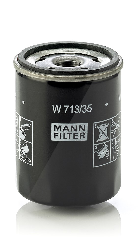 Mann-filter Ölfilter [Hersteller-Nr. W713/35] für Smart, Mitsubishi