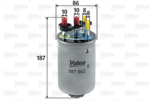 Valeo Kraftstofffilter [Hersteller-Nr. 587562] für Jaguar, Land Rover