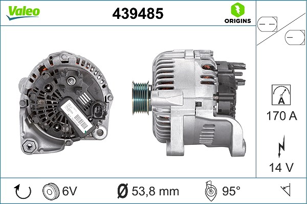 Valeo Generator [Hersteller-Nr. 439485] für BMW