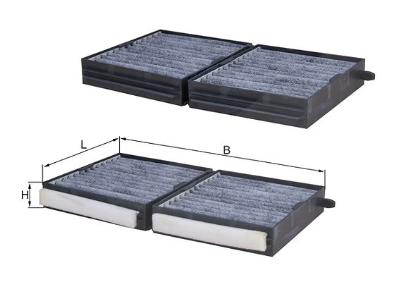 Mahle Filter, Innenraumluft [Hersteller-Nr. LAKG113/S] für Mazda
