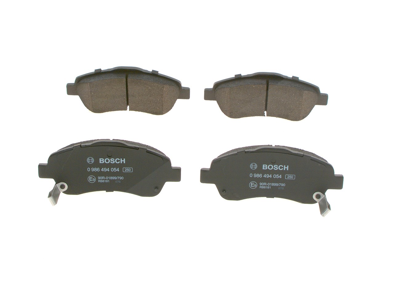 Bosch Bremsbelagsatz, Scheibenbremse [Hersteller-Nr. 0986494054] für Toyota