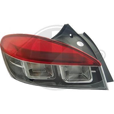 Diederichs Heckleuchte [Hersteller-Nr. 4465291] für Renault