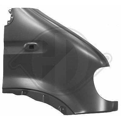 Diederichs Kotflügel [Hersteller-Nr. 1885006] für Nissan, Opel, Renault