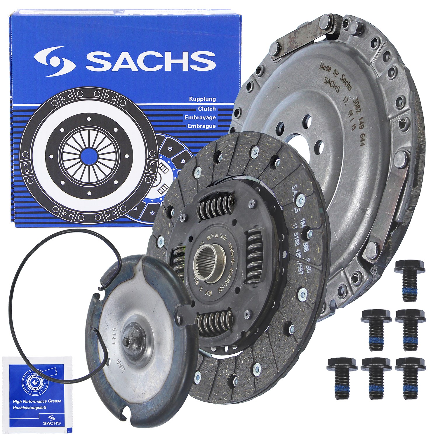 Sachs Kupplungssatz [Hersteller-Nr. 3000824501] für VW, Skoda, Seat