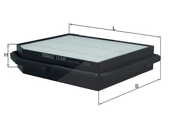 Mahle Luftfilter [Hersteller-Nr. LX849] für Honda