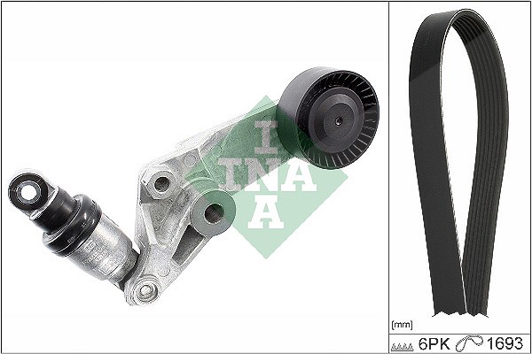 Schaeffler Ina Keilrippenriemensatz [Hersteller-Nr. 529047310] für Toyota