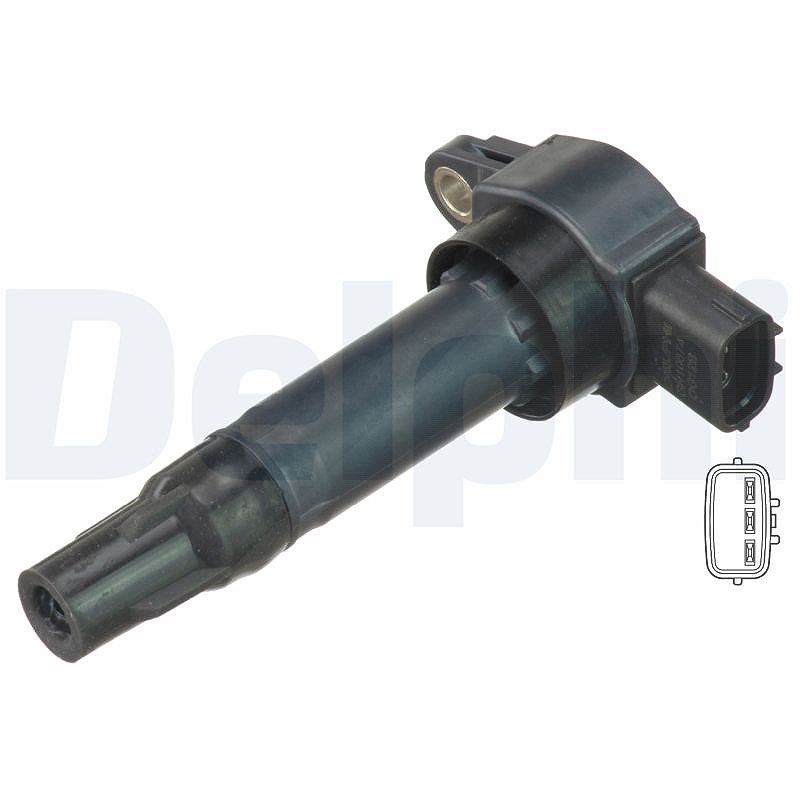 Delphi Zündspule [Hersteller-Nr. GN10674-12B1] für Smart, Mitsubishi