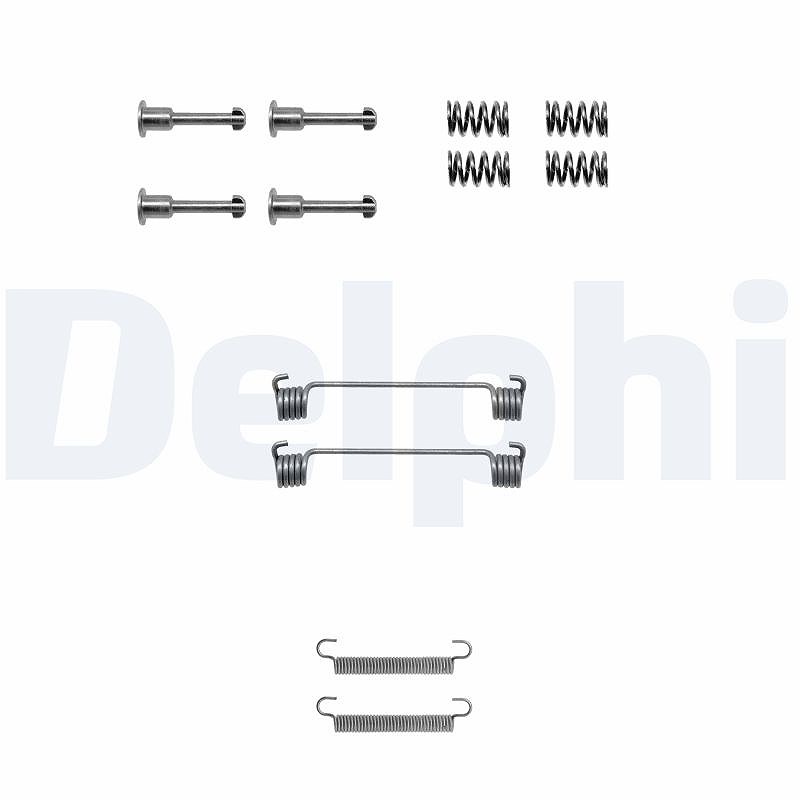 Delphi Zubehörsatz, Feststellbremsbacken [Hersteller-Nr. LY1125] für Peugeot, Jaguar