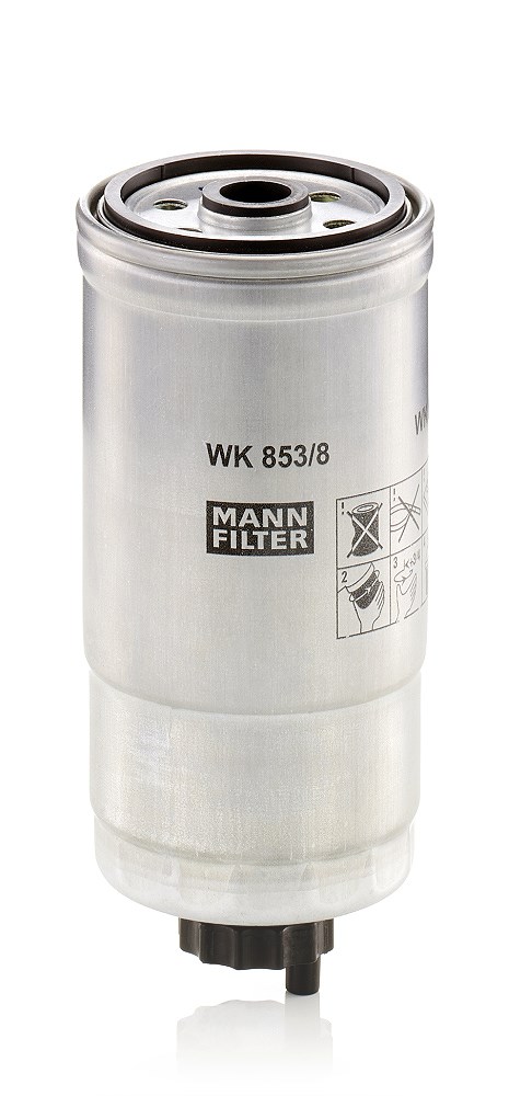 Mann-filter Kraftstofffilter [Hersteller-Nr. WK853/8] für Lancia, Fiat, Alfa Romeo, BMW