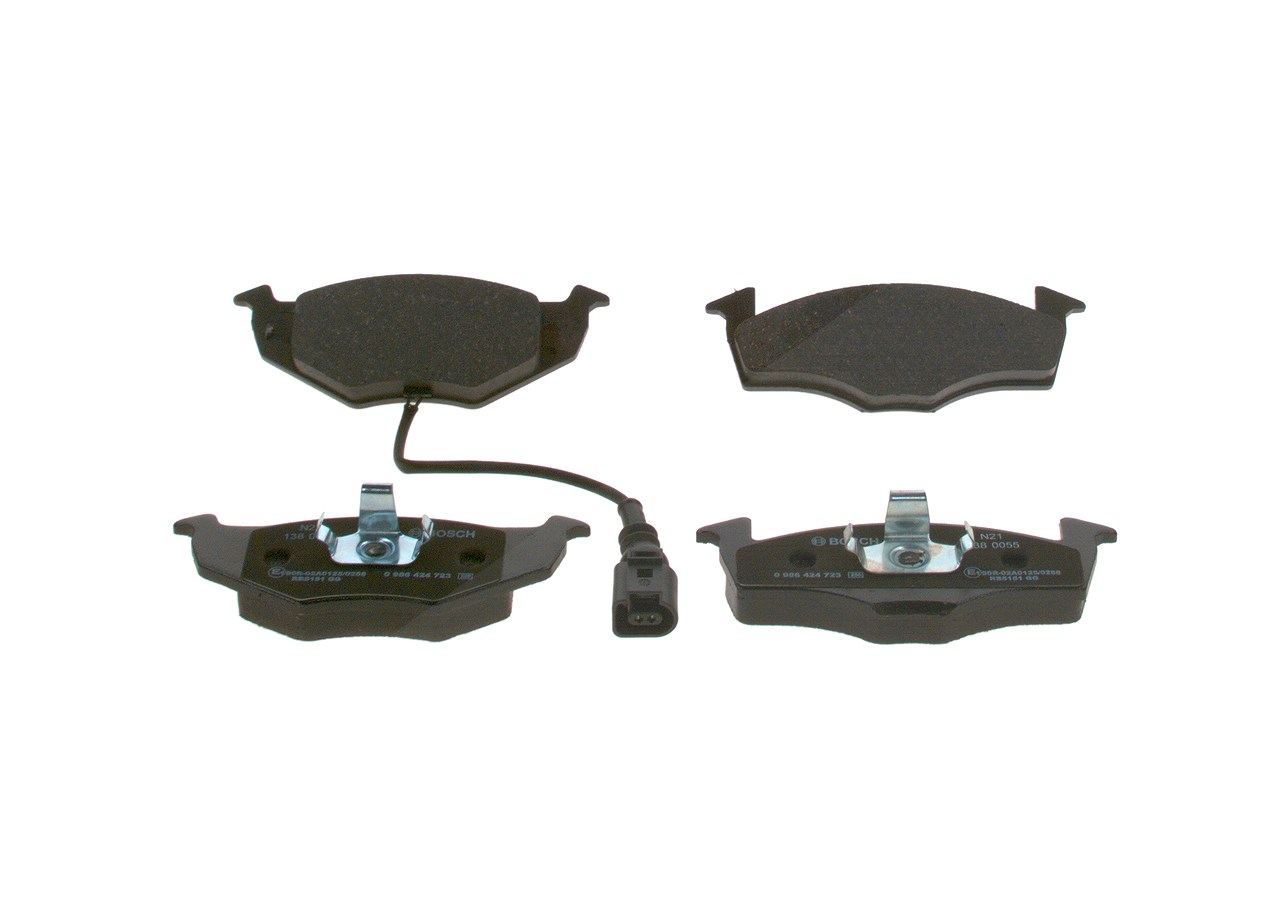 Bosch Bremsbelagsatz, Scheibenbremse [Hersteller-Nr. 0986424723] für Skoda, VW