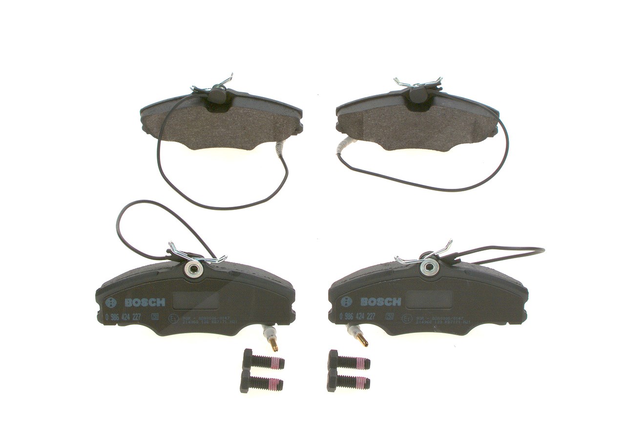 Bosch Bremsbelagsatz, Scheibenbremse [Hersteller-Nr. 0986424227] für Peugeot