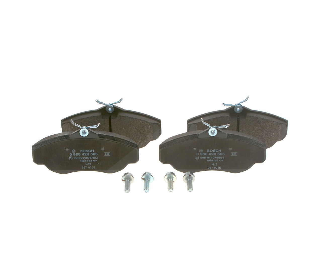 Bosch Bremsbelagsatz, Scheibenbremse [Hersteller-Nr. 0986424565] für Land Rover