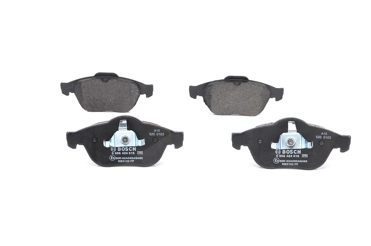 Bosch Bremsbelagsatz, Scheibenbremse [Hersteller-Nr. 0986424616] für Renault