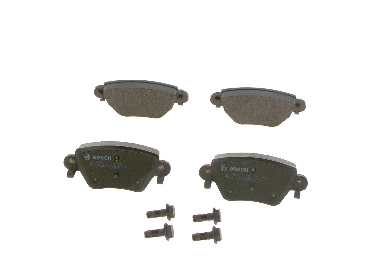 Bosch Bremsbelagsatz, Scheibenbremse [Hersteller-Nr. 0986494046] für Jaguar, Ford