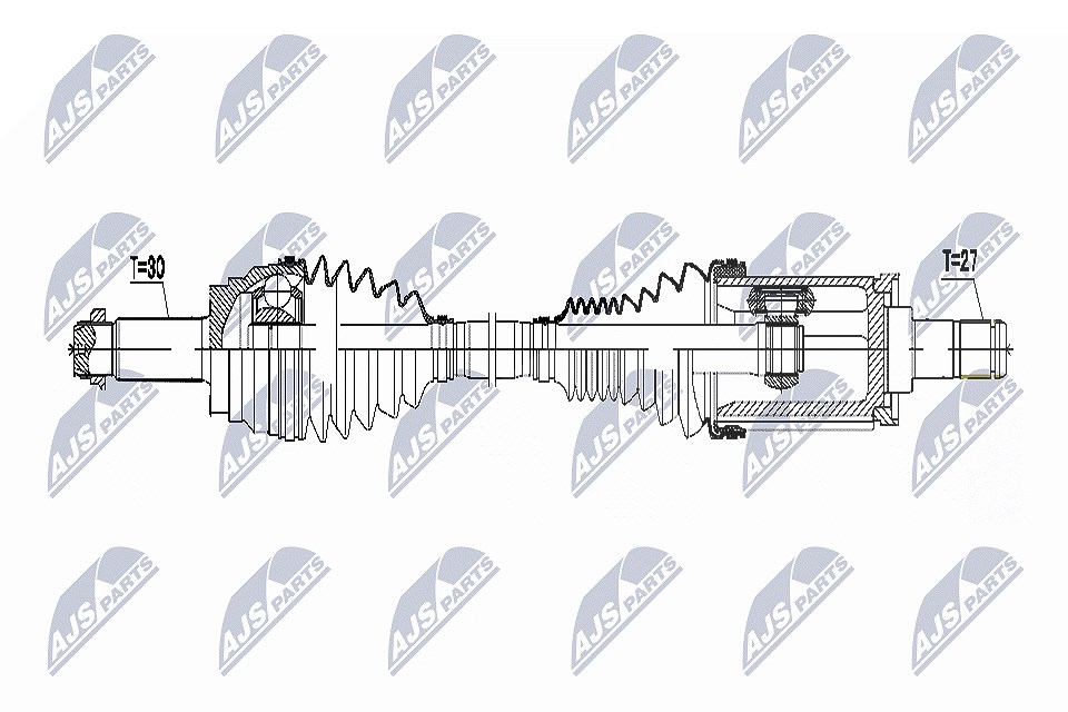 Nty Antriebswelle [Hersteller-Nr. NPW-BM-039] für BMW