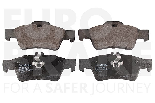 Eurobrake Bremsbelagsatz Hinterachse [Hersteller-Nr. 5502223353] für Mercedes-Benz
