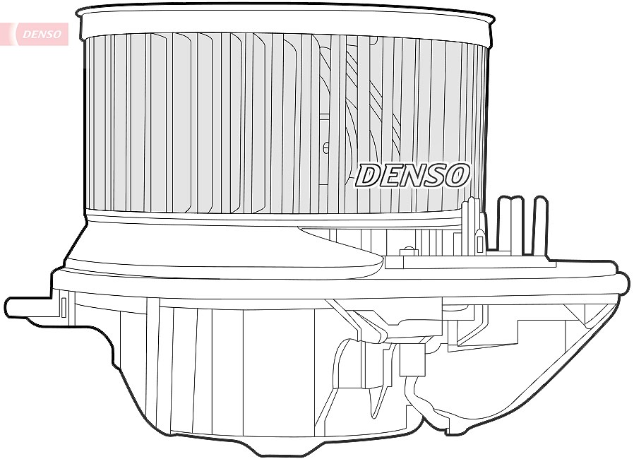 Denso Innenraumgebläse [Hersteller-Nr. DEA07009] für Citroën, Peugeot