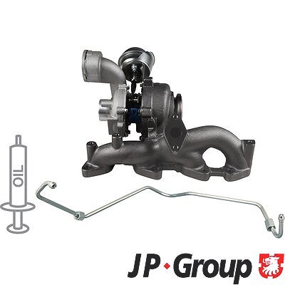 Jp Group Lader, Aufladung [Hersteller-Nr. 1117800610] für Skoda, Audi, VW, Seat