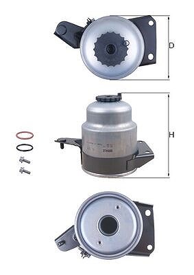 Mahle Kraftstofffilter [Hersteller-Nr. KL829D] für Toyota