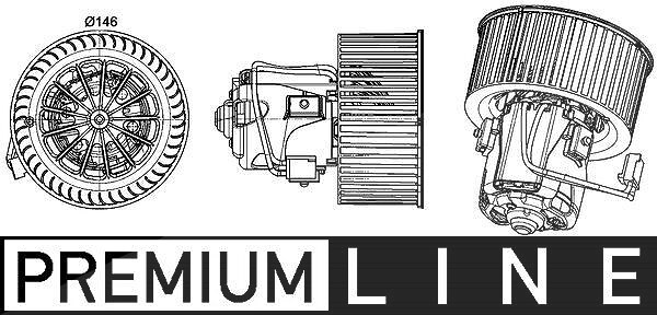 Mahle Innenraumgebläse [Hersteller-Nr. AB150000P] für BMW, Alpina