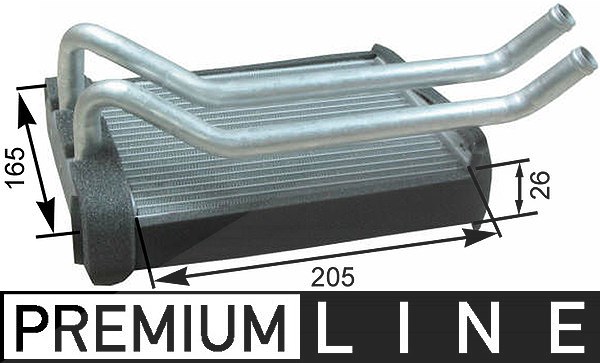 Mahle Wärmetauscher, Innenraumheizung [Hersteller-Nr. AH174000P] für Hyundai