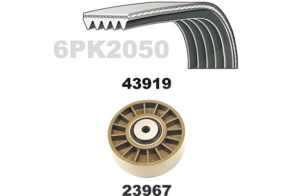 Mapco Keilrippenriemensatz [Hersteller-Nr. 23919] für Mercedes-Benz