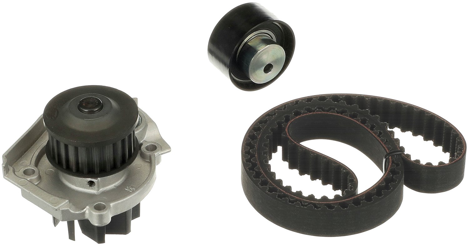 Gates Wasserpumpe + Zahnriemensatz [Hersteller-Nr. KP15673XS] für Jeep, Fiat, Abarth