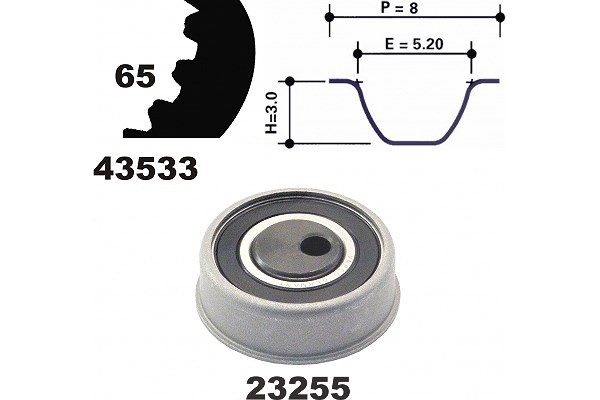 Mapco Zahnriemensatz [Hersteller-Nr. 23533] für Kia, Hyundai, Mitsubishi