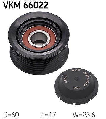 Skf Umlenk-/Führungsrolle, Keilrippenriemen [Hersteller-Nr. VKM66022] für Suzuki