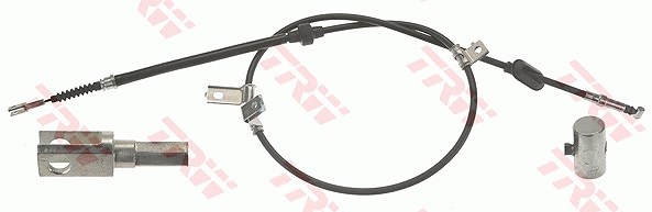 Trw Seilzug, Feststellbremse [Hersteller-Nr. GCH605] für Honda, Mg, Rover
