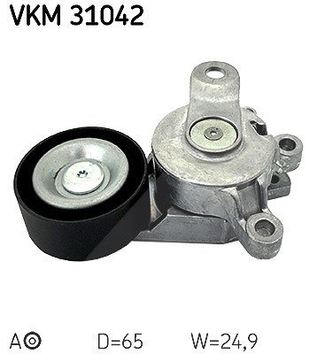 Skf Spannrolle, Keilrippenriemen [Hersteller-Nr. VKM31042] für Seat, VW, Audi, Skoda