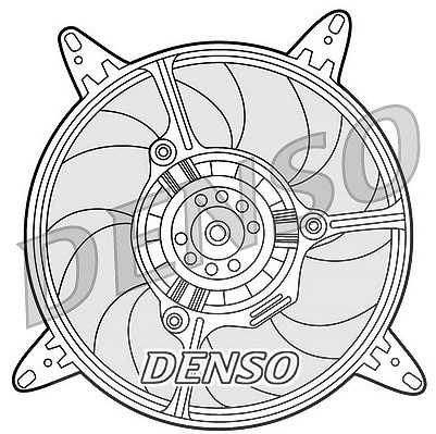 Denso Lüfter, Motorkühlung [Hersteller-Nr. DER09290] für Fiat