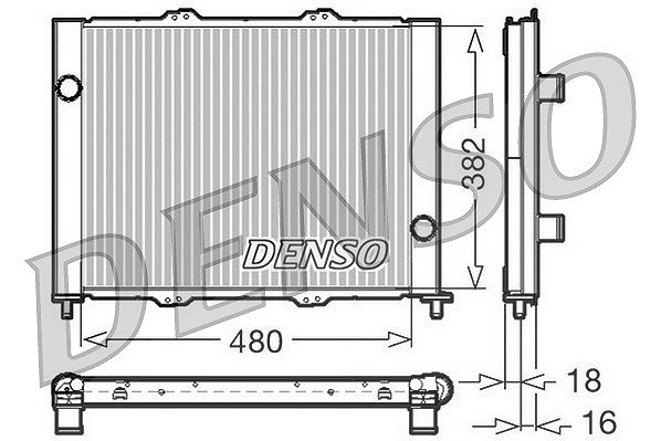Denso Kühlmodul [Hersteller-Nr. DRM23099] für Nissan, Renault