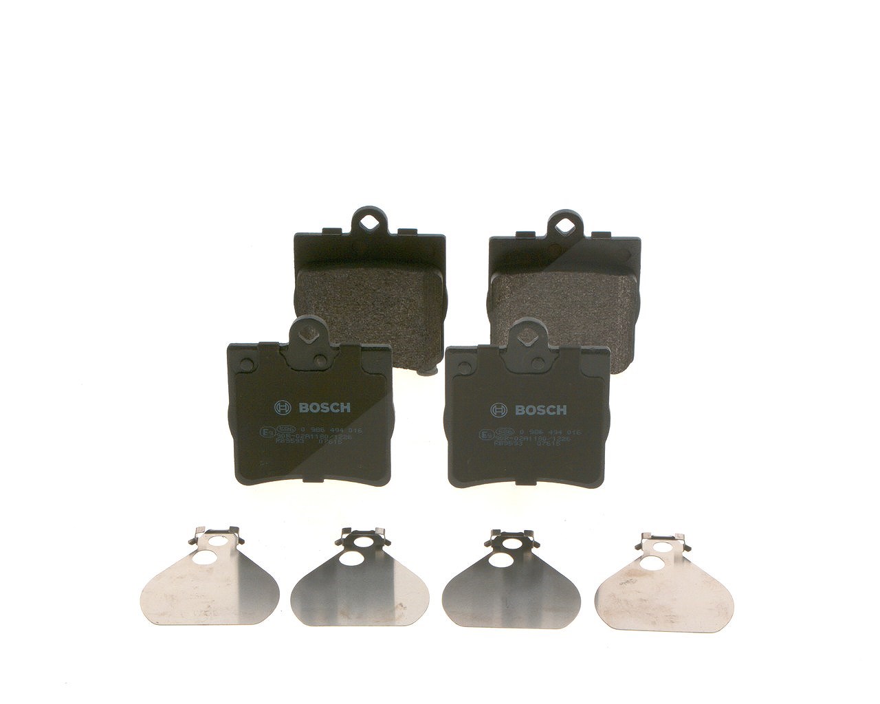 Bosch Bremsbelagsatz, Scheibenbremse [Hersteller-Nr. 0986494016] für Mercedes-Benz